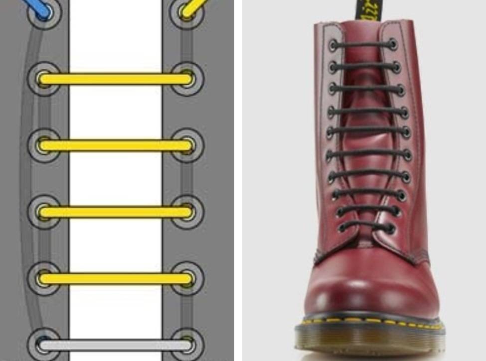 Как красиво зашнуровать кроссовки или кеды 33 способа. как завязывать шнурки на изиках | myata-dress.ru