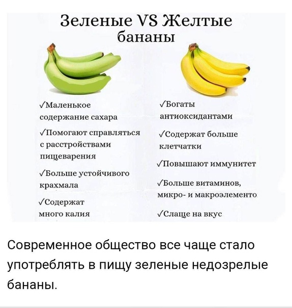 Польза и вред зеленых бананов и можно ли их есть?