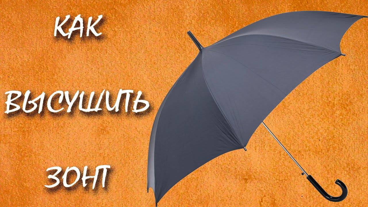 Как правильно сушить зонт: в открытом или закрытом виде?