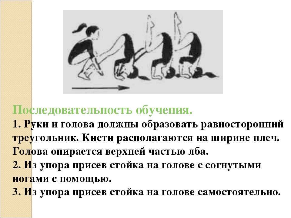 Стойка на голове и руках: техника выполнения упражнения