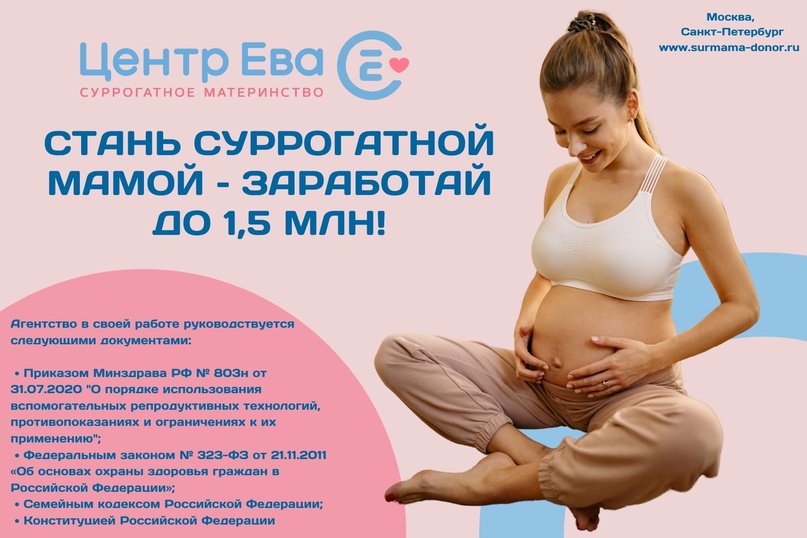 Суррогатное материнство в России разрешено и активно практикуется Наша страна – один из мировых лидеров в этом направлении Ежегодно в России появляется не менее 20 тысяч