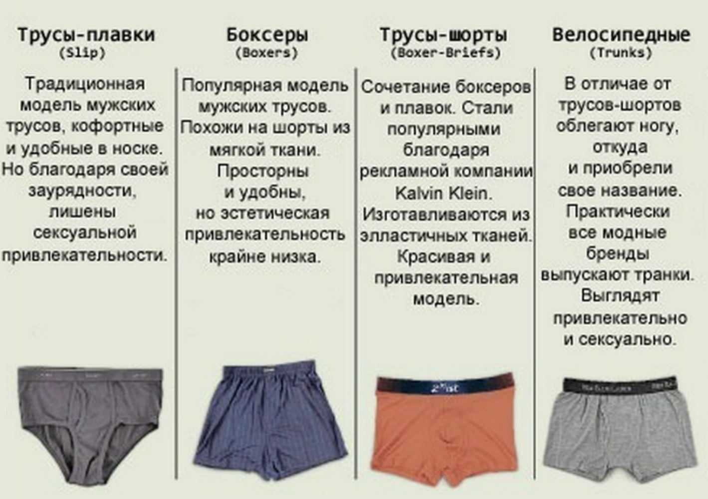 Мужские трусы. когда они стали обычной деталью гардероба?