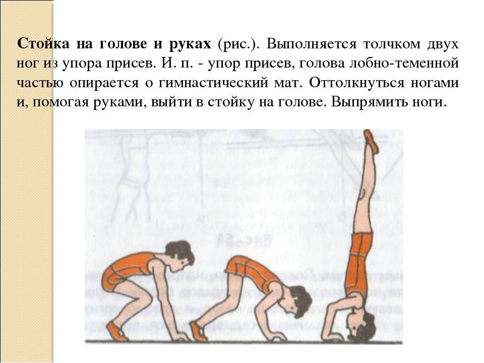 Стойка на голове: техника выполнения