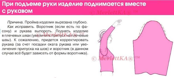 Как втачать различные формы рукавов в пройму