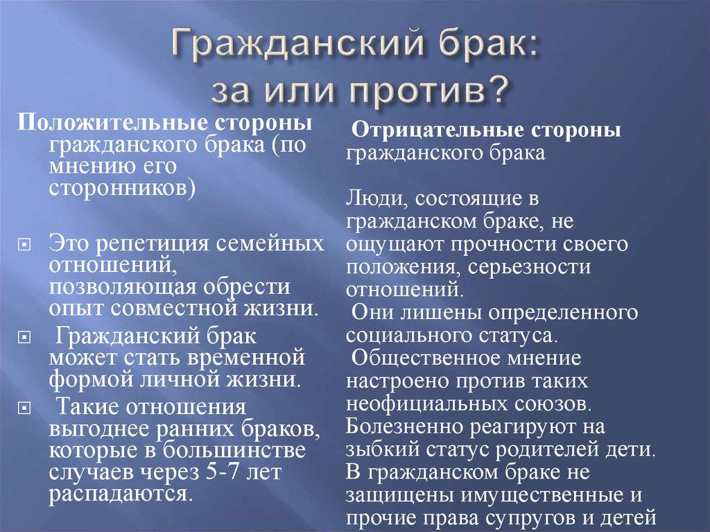 Жизнь вместе до брака - распространенное явление Например, в США таких пар примерно 8,5 миллиона, то есть около 5% населения Но этот вариант подходит не всем, и вот как понять